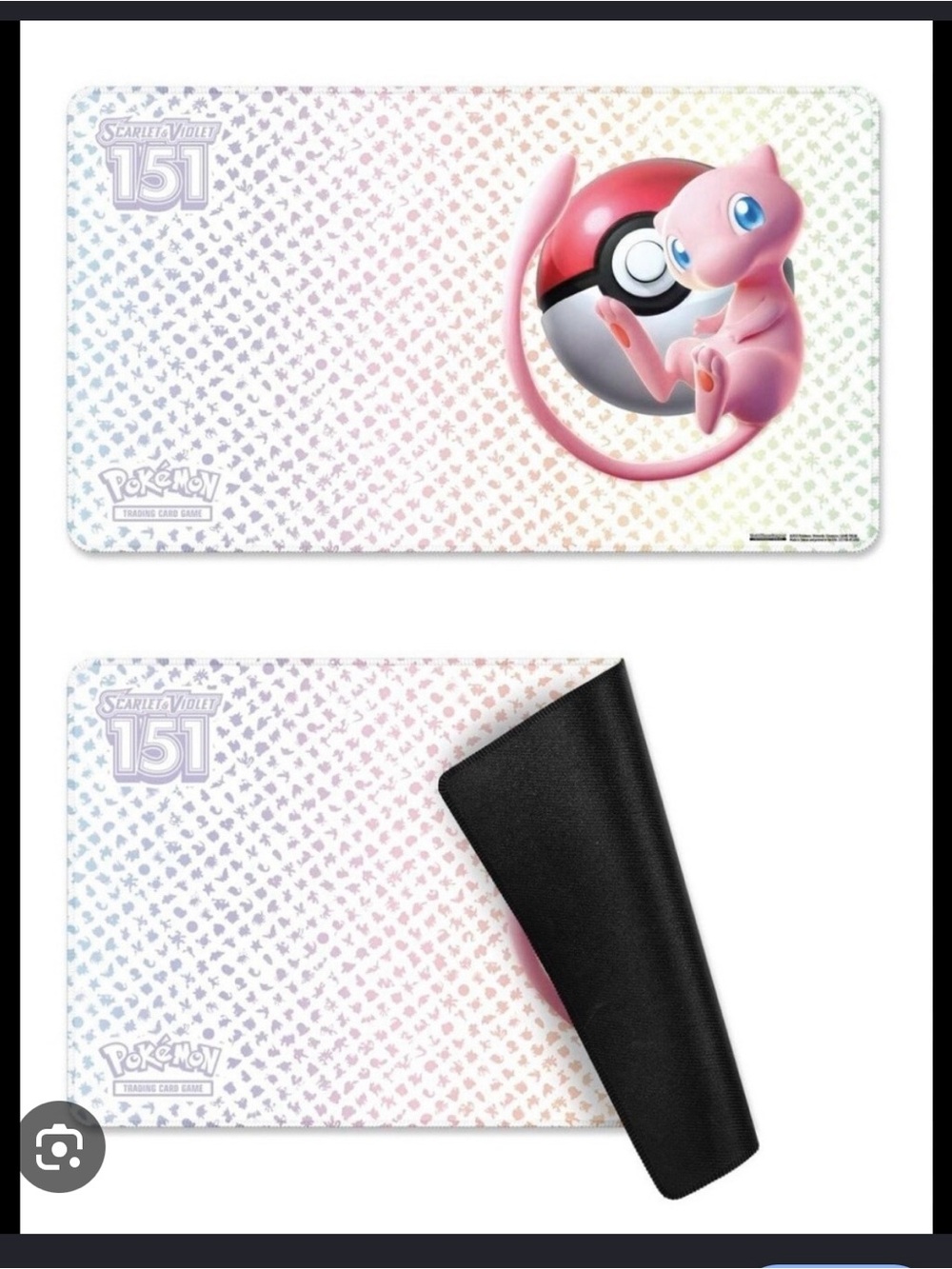 Pokémon Mew TCG Playmat 23.5x13.5” From Scarlet & Violet 151 Collection NEW